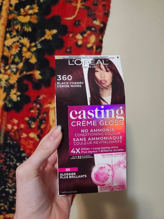 L'Oreal Other - L'Oreal Casting Creme Gloss Semi/Demi Permanent Hair Colour 360 Black Cherry Dye